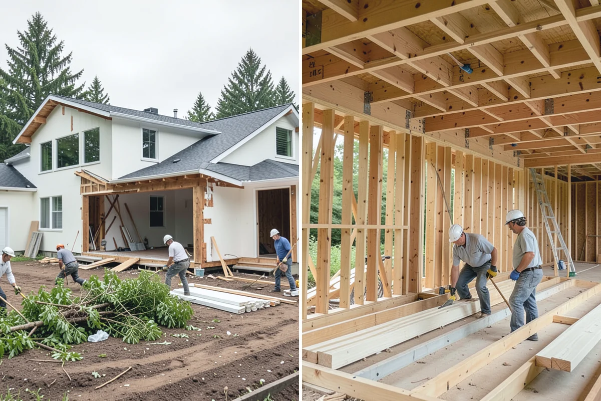Basement Bedroom in Wilkeson, Pierce County, WA - Plan placement and egress location