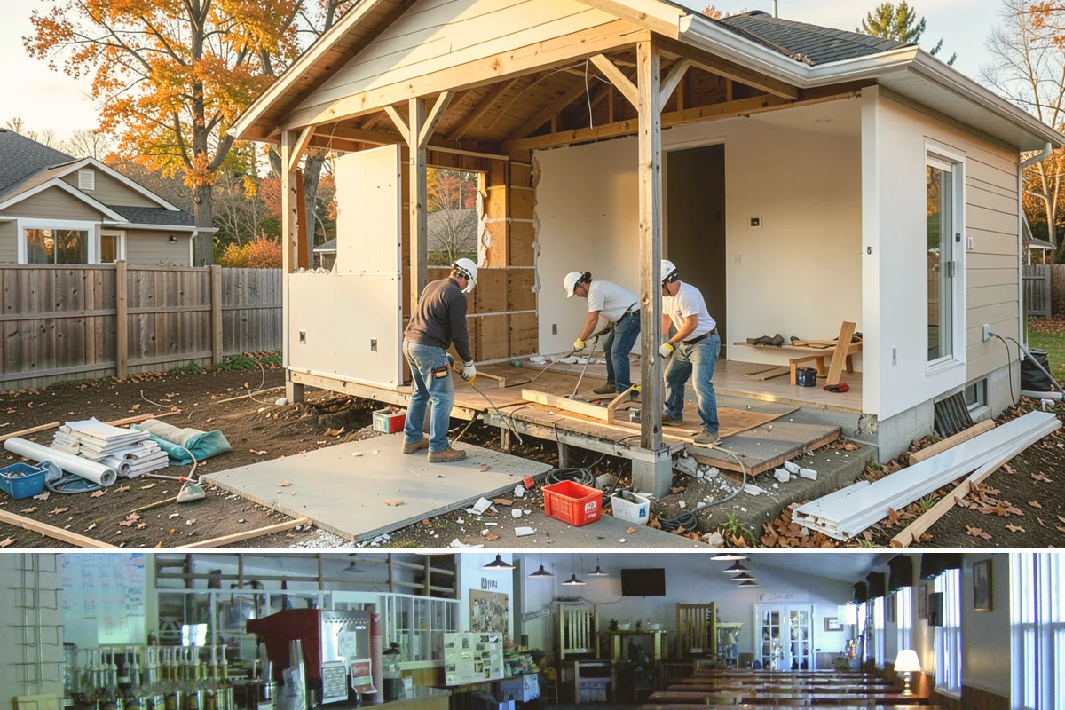 Basement Ceiling in Black Diamond, King County, WA - Ceiling installation is indoor work that fits any time of year, including winter.