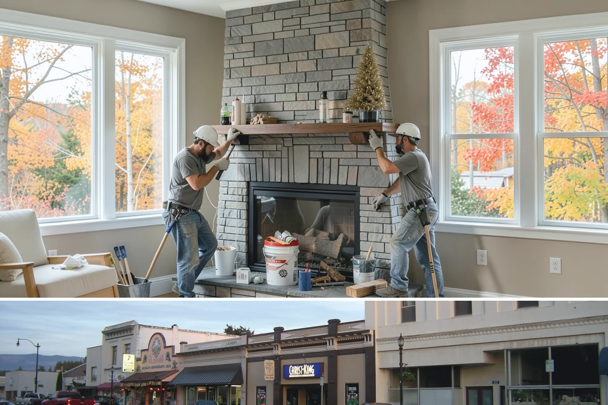 Basement Ceiling in Burlington, Skagit County, WA - Ceiling installation is indoor work that fits any time of year, including winter.