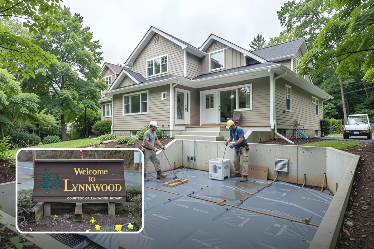 Basement Ceiling in Lynnwood, Snohomish County, WA - Conceals ducts, pipes, and wiring