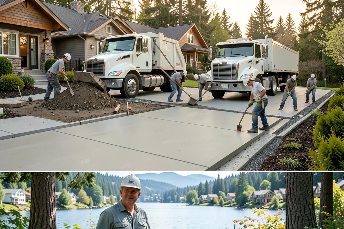 Basement Ceiling in Milton, King County, WA - Ceiling installation is indoor work that fits any time of year, including winter.