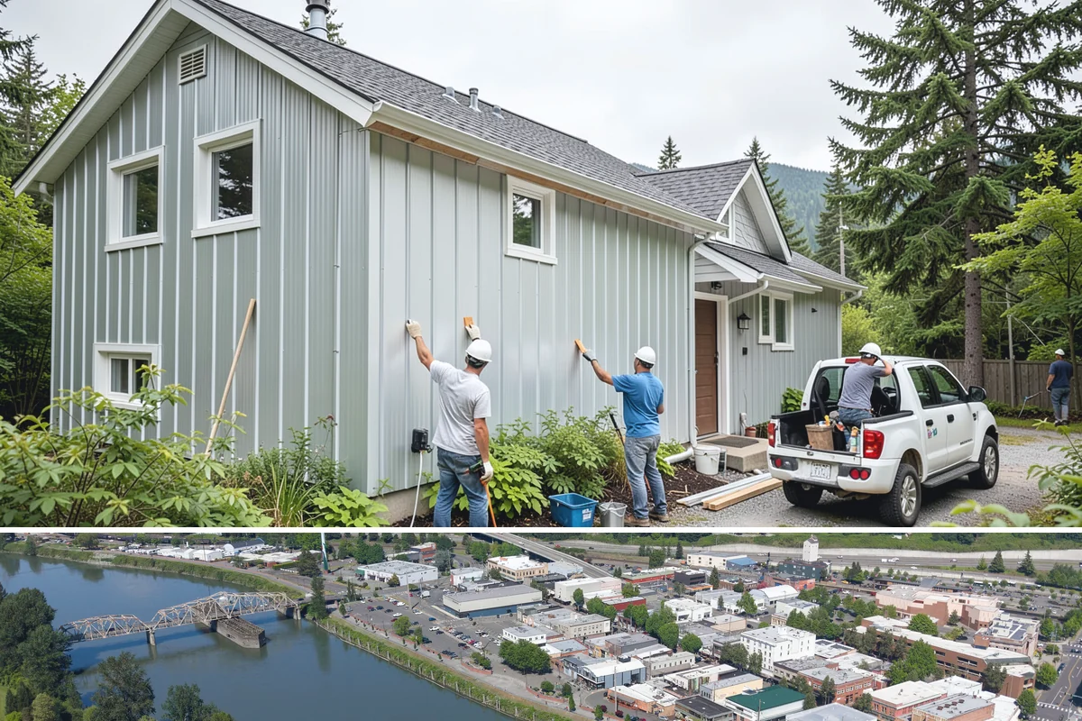 Basement Ceiling in Mount Vernon, Skagit County, WA - Ceiling installation is indoor work that fits any time of year, including winter.
