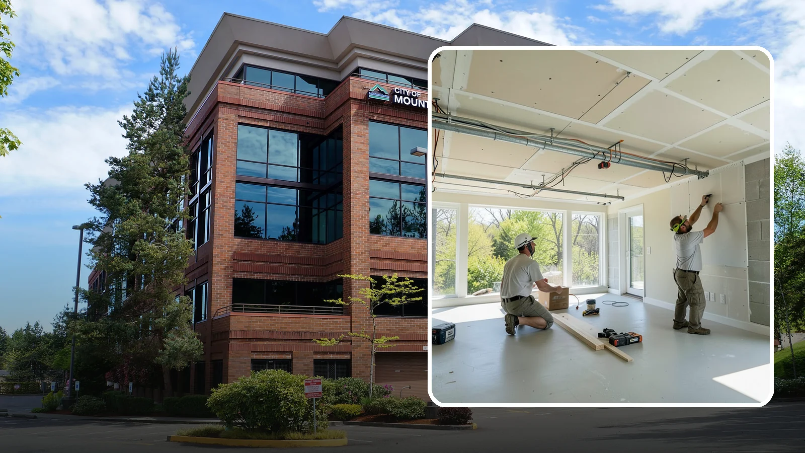 Basement Ceiling in Mountlake Terrace, Snohomish County, WA - A basement ceiling installs a finished drywall or drop ceiling that conceals utilities while allowing access.