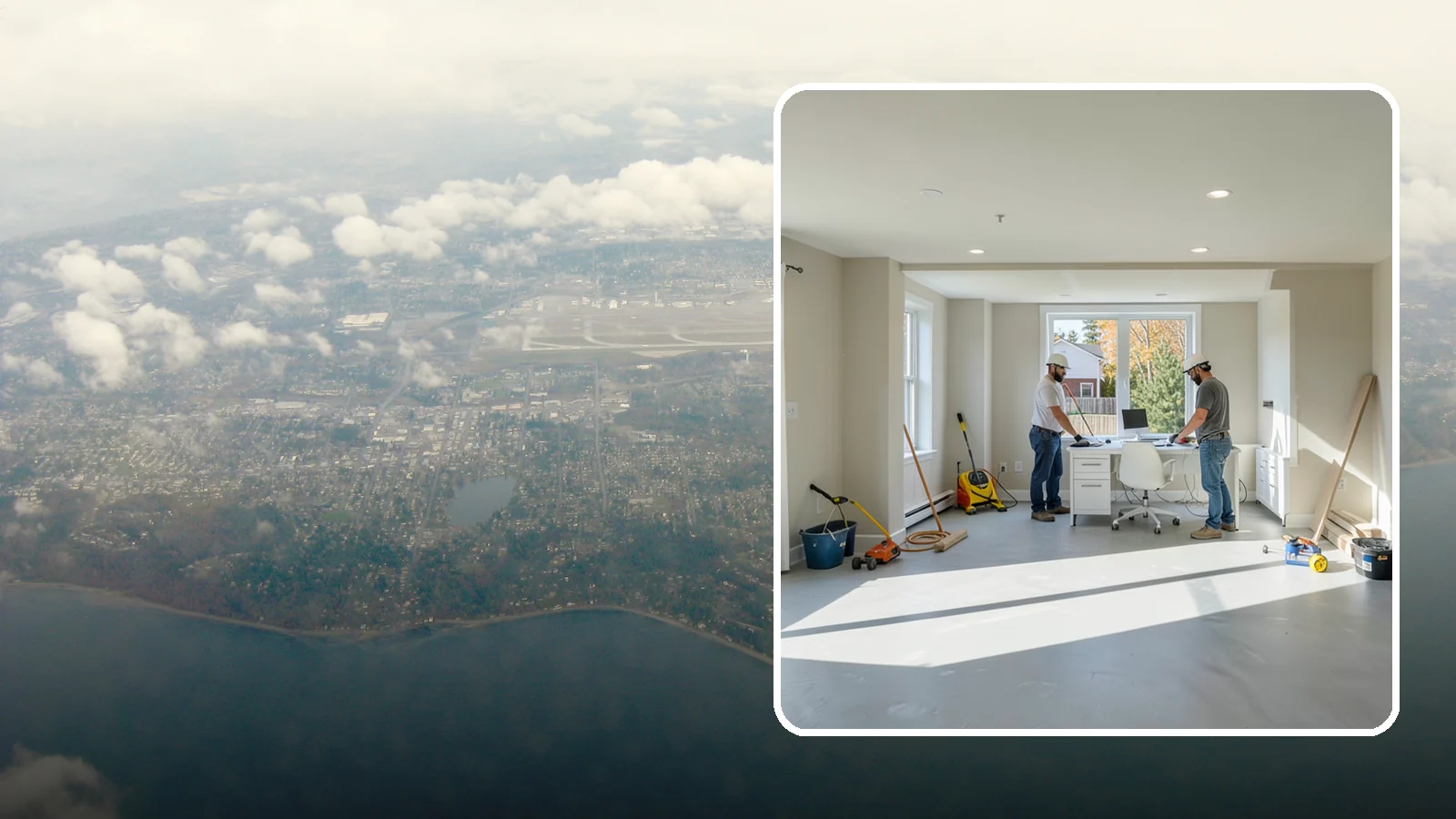 Basement Conversion in Burien, King County, WA - A basement conversion turns raw or storage space into a purposeful room such as a suite, gym, or office.