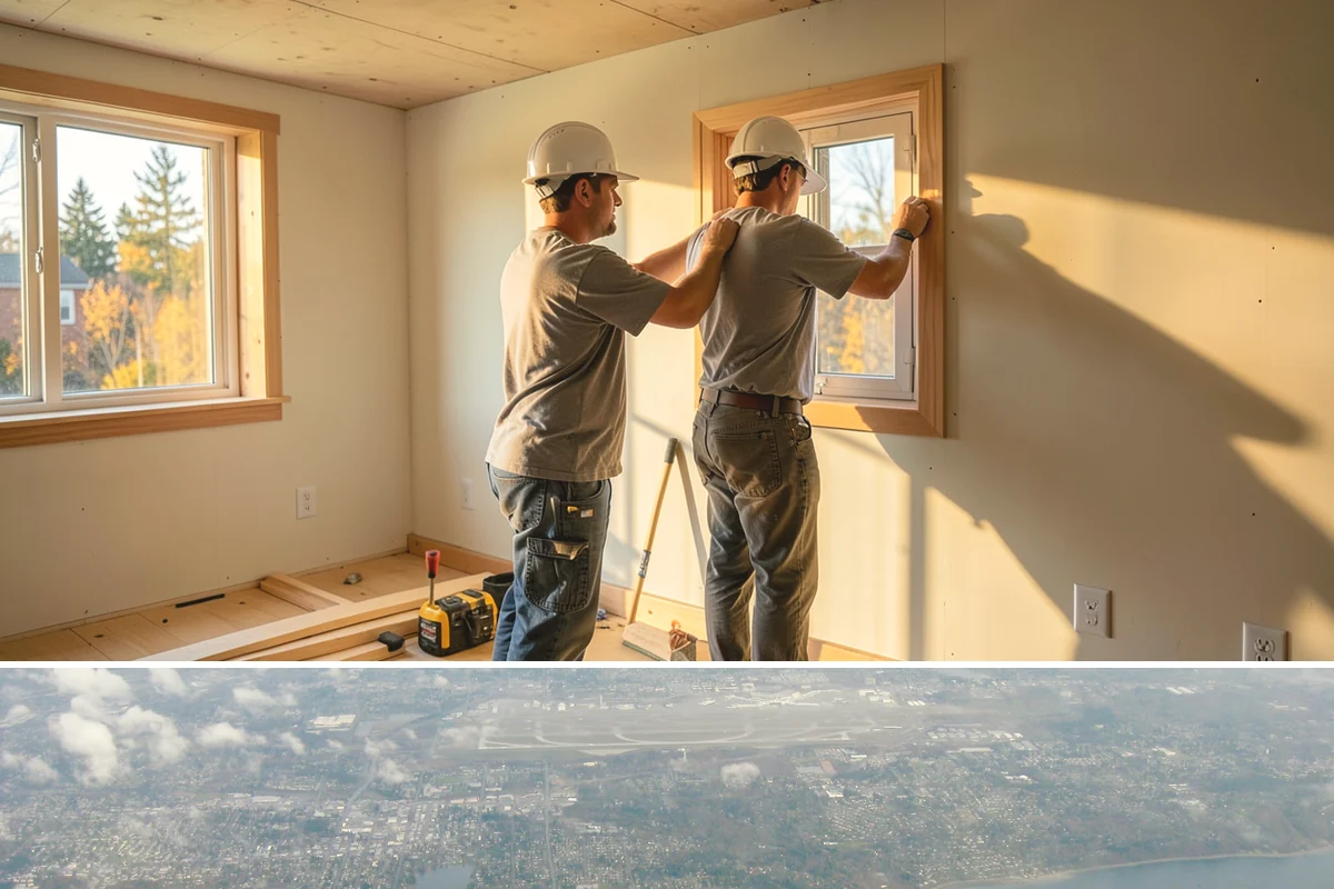 Basement Conversion in Burien, King County, WA - Conversion work happens indoors and is a great use of the damp off-season.