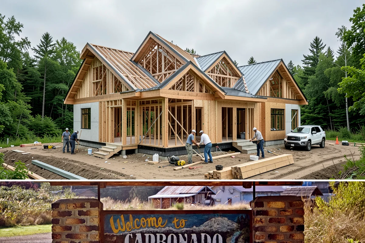 Basement Conversion in Carbonado, Pierce County, WA - Conversion work happens indoors and is a great use of the damp off-season.