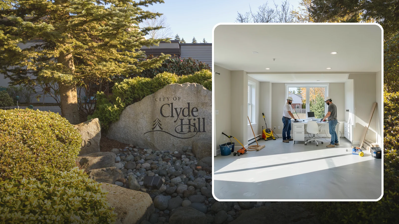 Basement Conversion in Clyde Hill, King County, WA - A basement conversion turns raw or storage space into a purposeful room such as a suite, gym, or office.