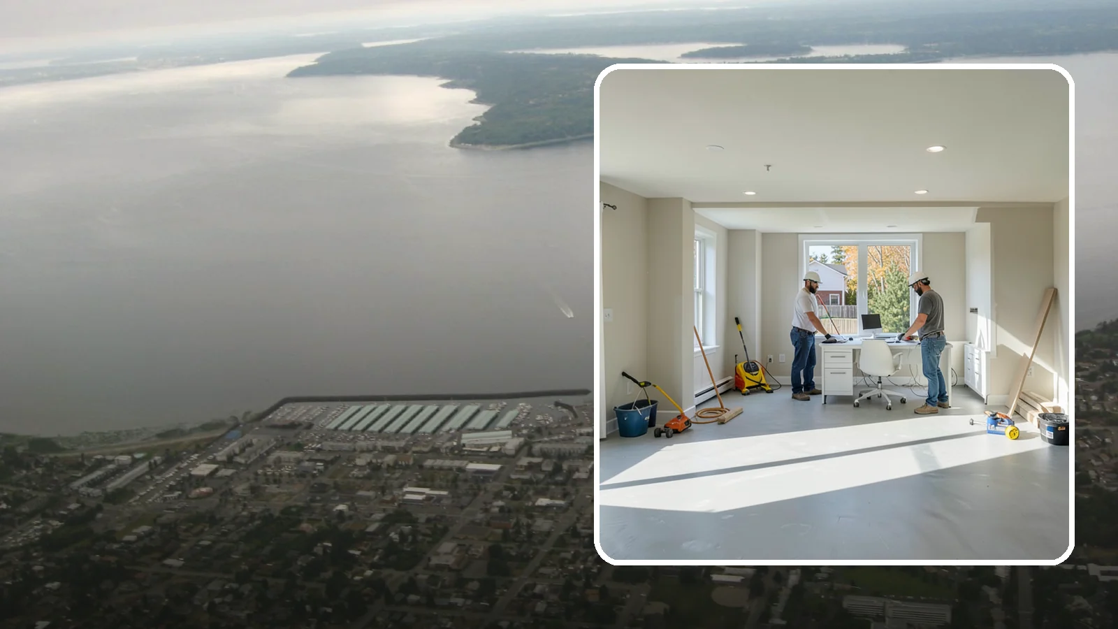 Basement Conversion in Des Moines, King County, WA - A basement conversion turns raw or storage space into a purposeful room such as a suite, gym, or office.