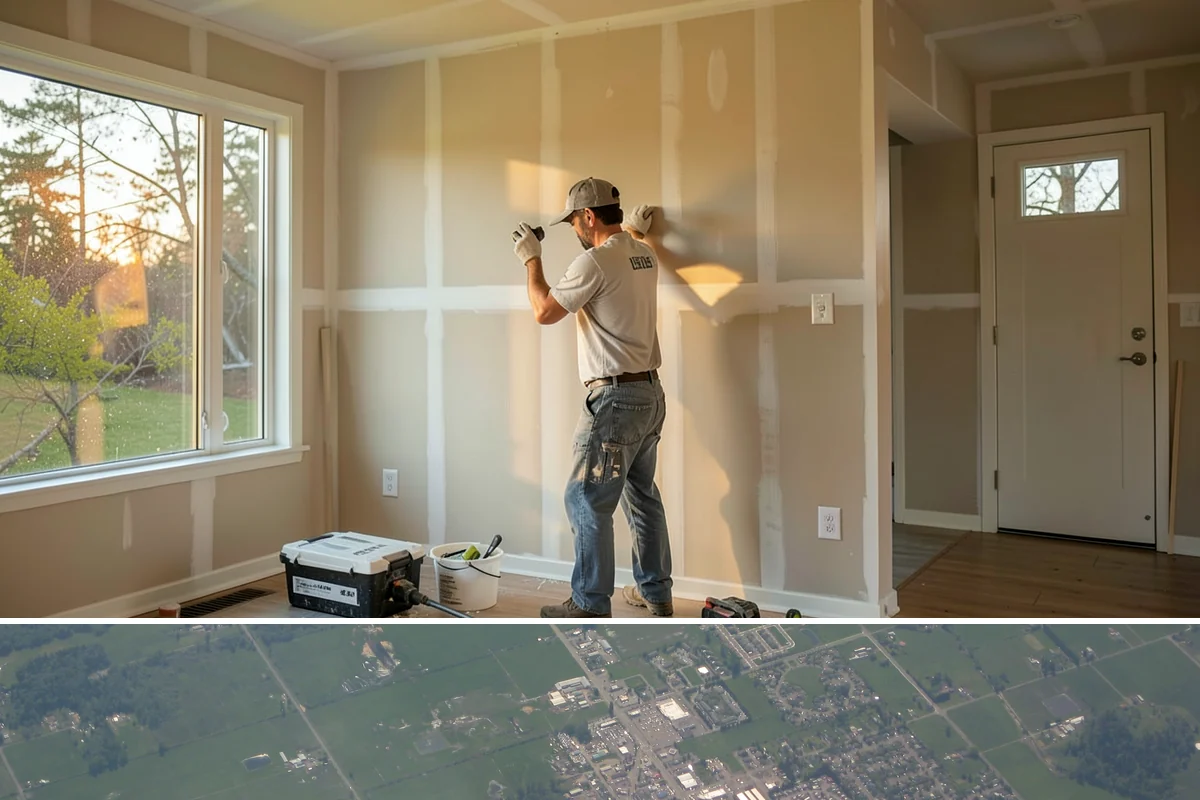 Basement Conversion in Enumclaw, King County, WA - Conversion work happens indoors and is a great use of the damp off-season.
