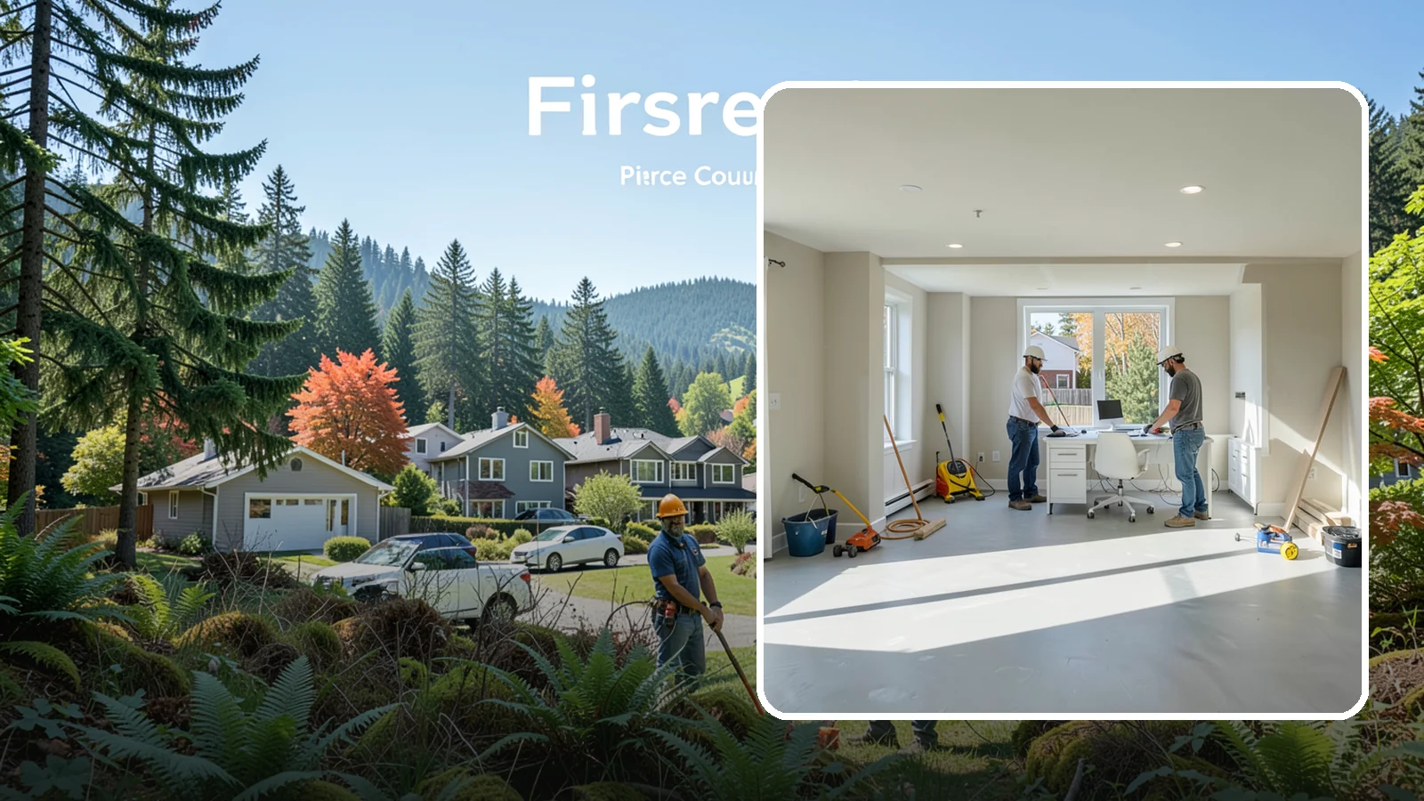 Basement Conversion in Fircrest, Pierce County, WA - A basement conversion turns raw or storage space into a purposeful room such as a suite, gym, or office.