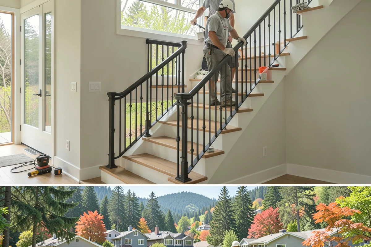 Basement Conversion in Fircrest, Pierce County, WA - Conversion work happens indoors and is a great use of the damp off-season.