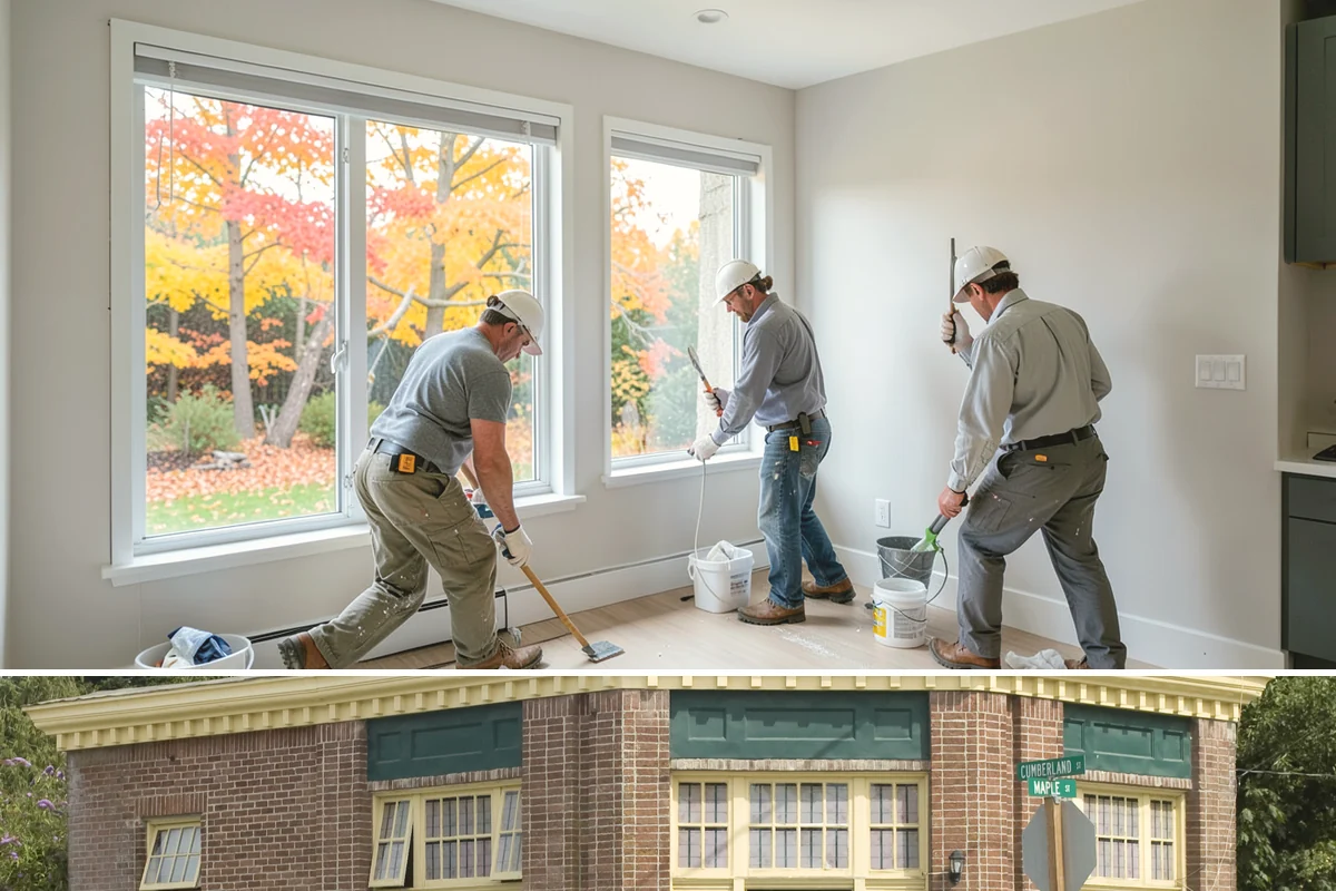 Basement Conversion in Hamilton, Skagit County, WA - Conversion work happens indoors and is a great use of the damp off-season.