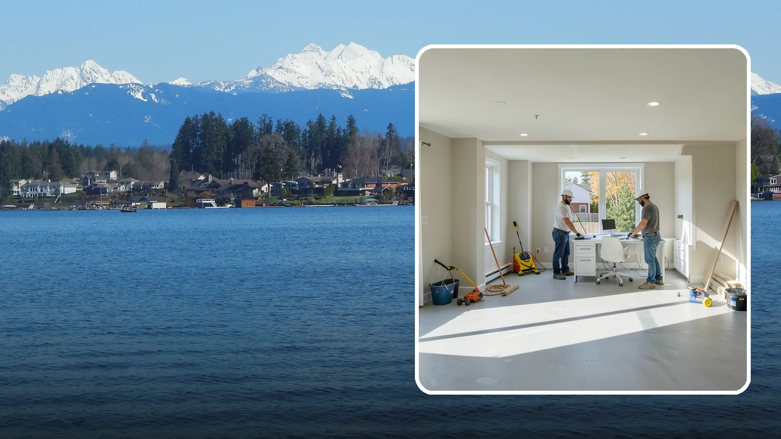 Basement Conversion in Lake Stevens, Snohomish County, WA - A basement conversion turns raw or storage space into a purposeful room such as a suite, gym, or office.