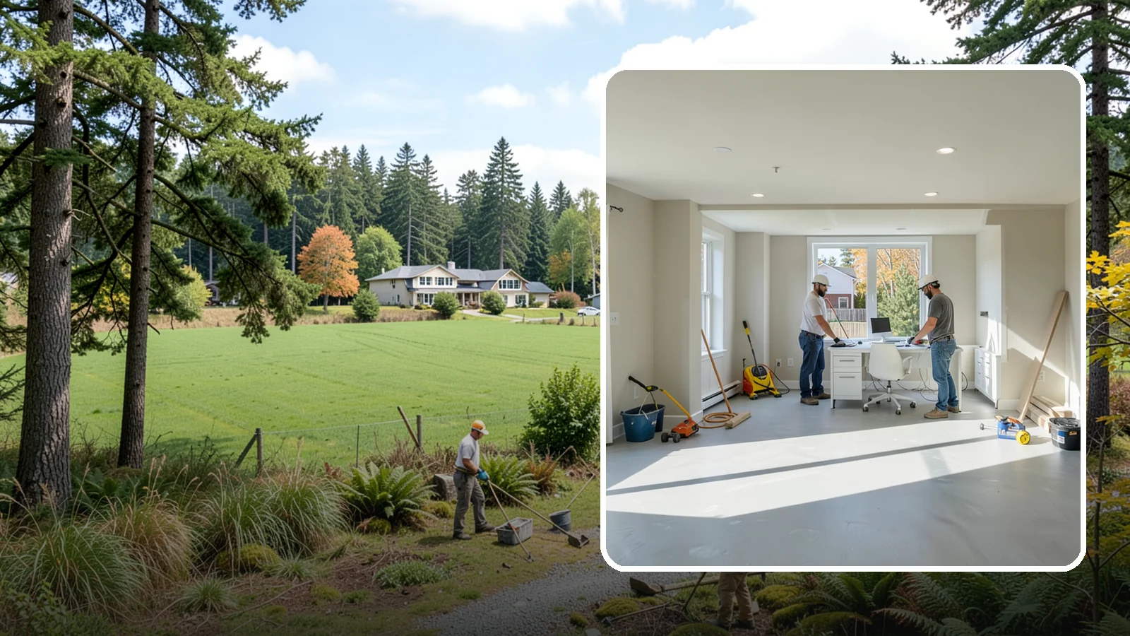 Basement Conversion in Lyman, Skagit County, WA - A basement conversion turns raw or storage space into a purposeful room such as a suite, gym, or office.