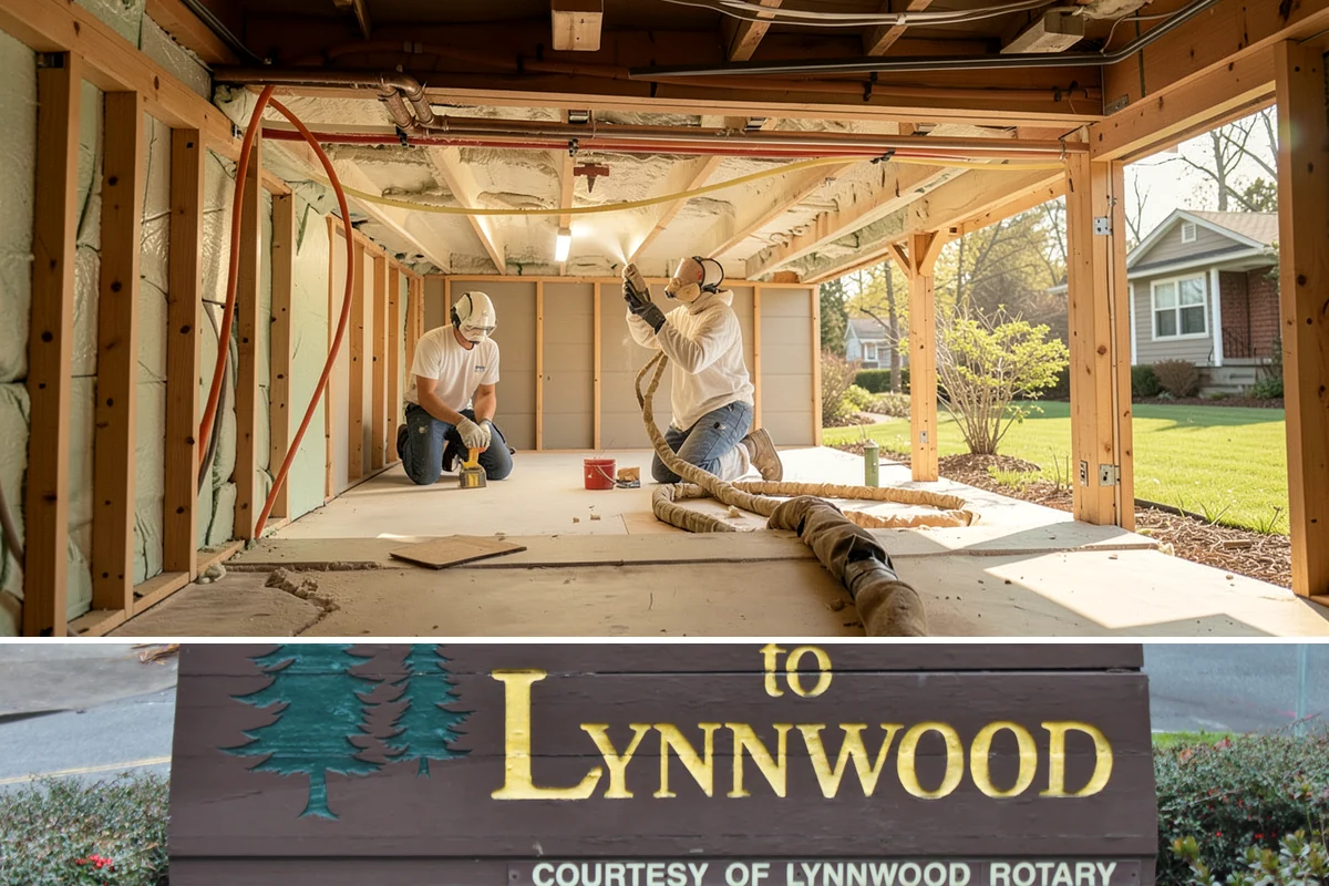 Basement Conversion in Lynnwood, Snohomish County, WA - Conversion work happens indoors and is a great use of the damp off-season.