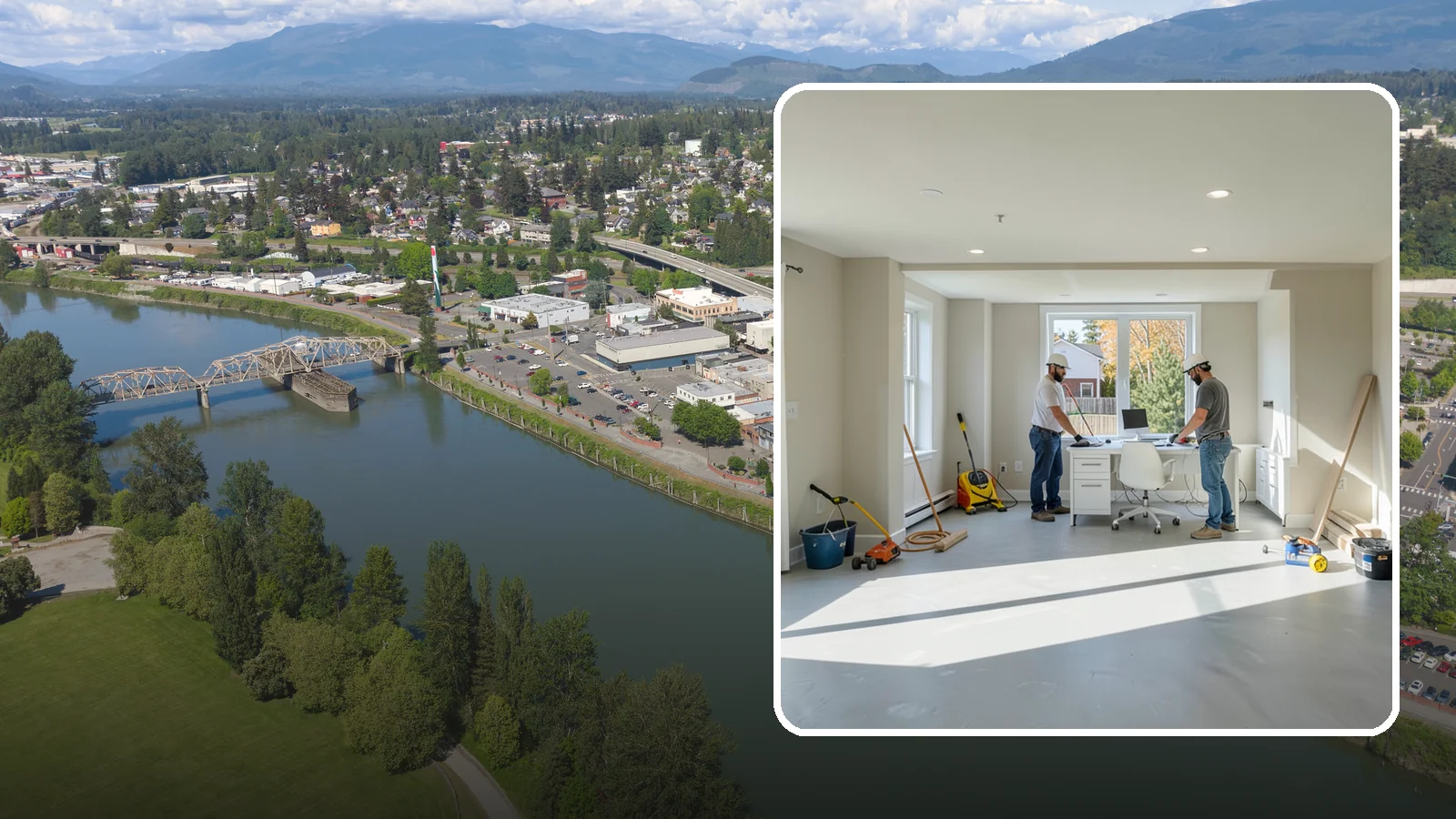 Basement Conversion in Mount Vernon, Skagit County, WA - A basement conversion turns raw or storage space into a purposeful room such as a suite, gym, or office.