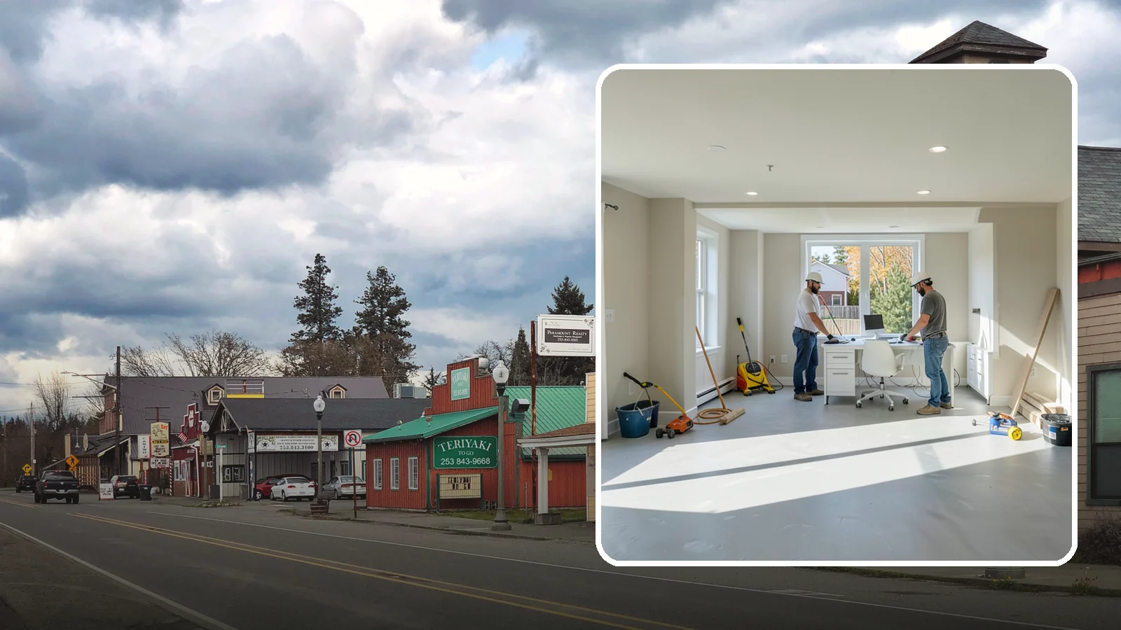 Basement Conversion in Roy, Pierce County, WA - A basement conversion turns raw or storage space into a purposeful room such as a suite, gym, or office.