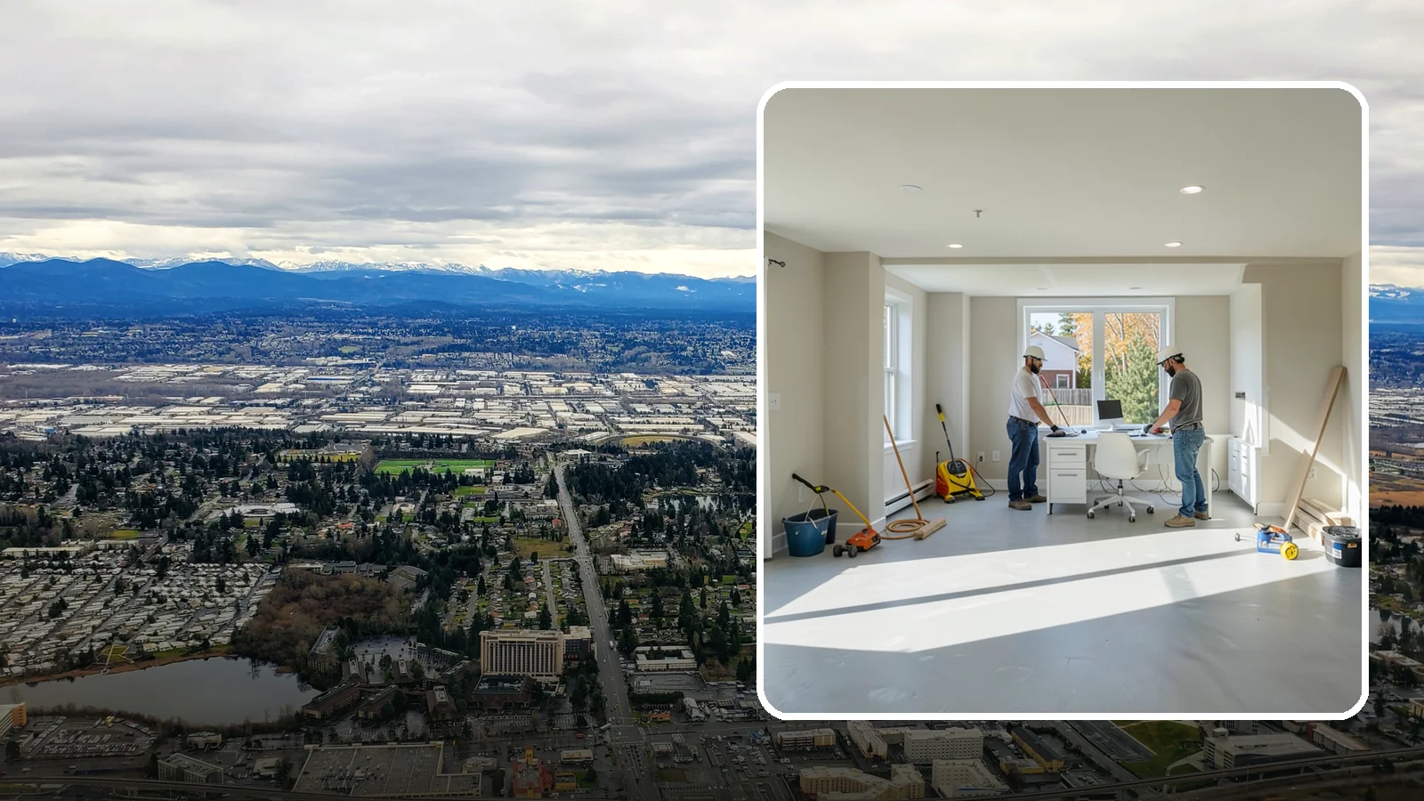 Basement Conversion in SeaTac, King County, WA - A basement conversion turns raw or storage space into a purposeful room such as a suite, gym, or office.