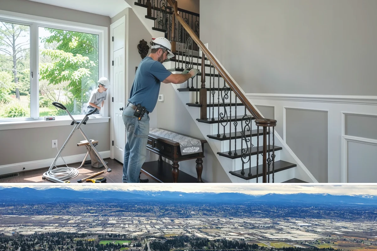 Basement Conversion in SeaTac, King County, WA - Conversion work happens indoors and is a great use of the damp off-season.
