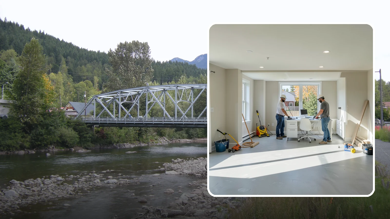 Basement Conversion in Skykomish, King County, WA - A basement conversion turns raw or storage space into a purposeful room such as a suite, gym, or office.