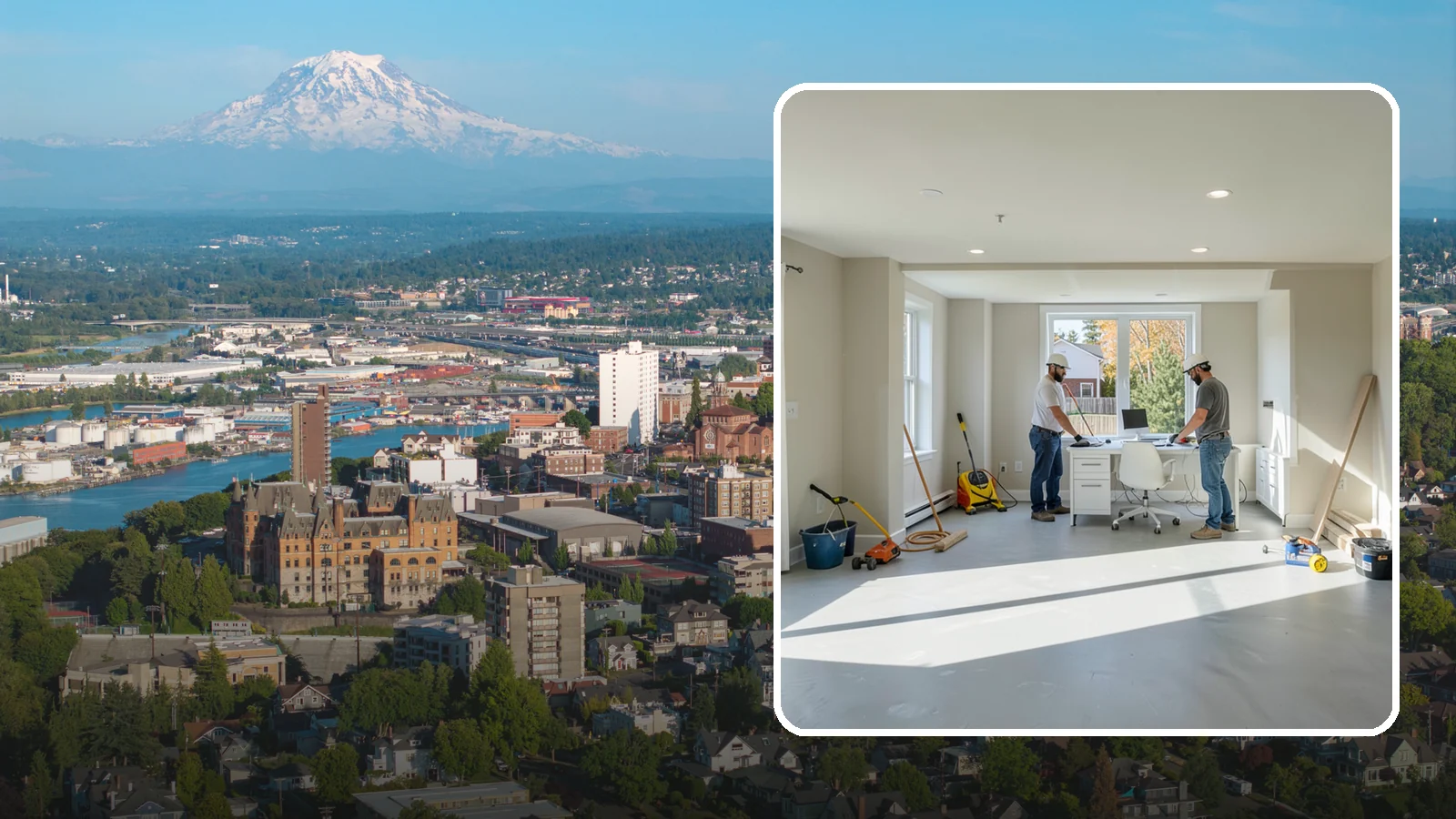 Basement Conversion in Tacoma, Pierce County, WA - A basement conversion turns raw or storage space into a purposeful room such as a suite, gym, or office.