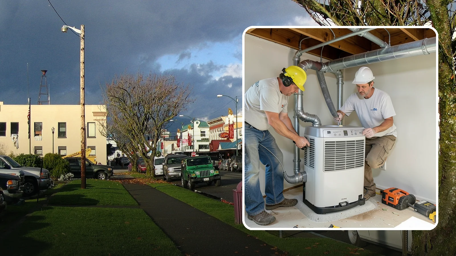 Basement Dehumidifier Installation in Arlington, Snohomish County, WA - Adding a dedicated, drainable dehumidifier that holds basement or crawlspace humidity at a safe, consistent level.