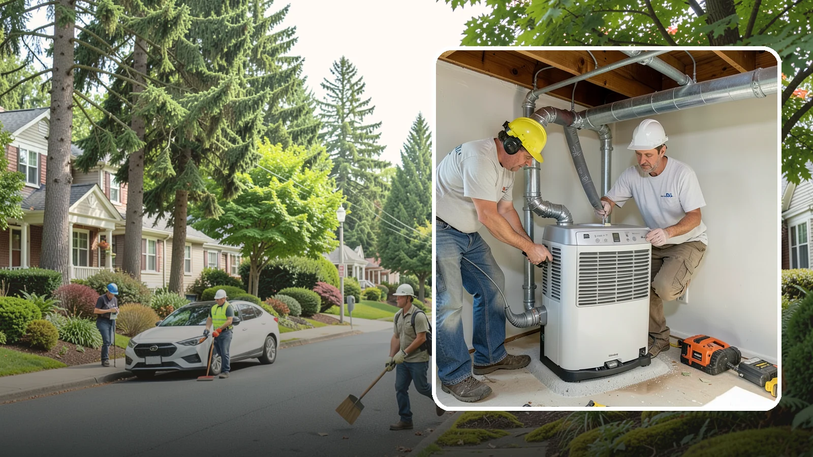 Basement Dehumidifier Installation in Beaux Arts Village, King County, WA - Adding a dedicated, drainable dehumidifier that holds basement or crawlspace humidity at a safe, consistent level.