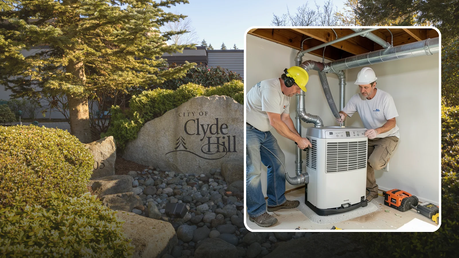Basement Dehumidifier Installation in Clyde Hill, King County, WA - Adding a dedicated, drainable dehumidifier that holds basement or crawlspace humidity at a safe, consistent level.