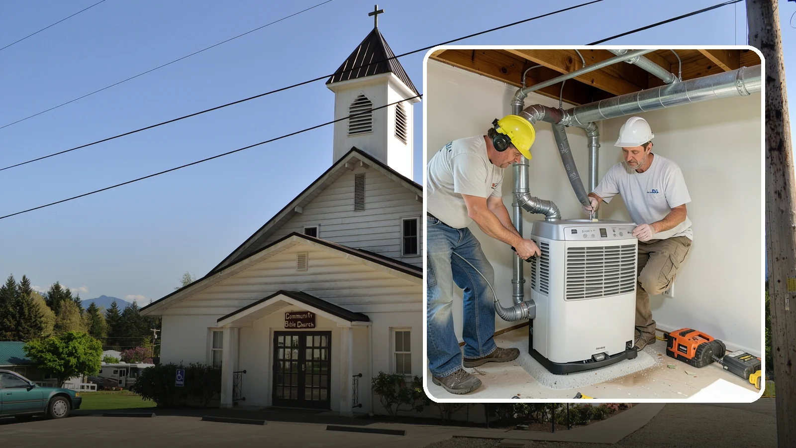 Basement Dehumidifier Installation in Concrete, Skagit County, WA - Adding a dedicated, drainable dehumidifier that holds basement or crawlspace humidity at a safe, consistent level.