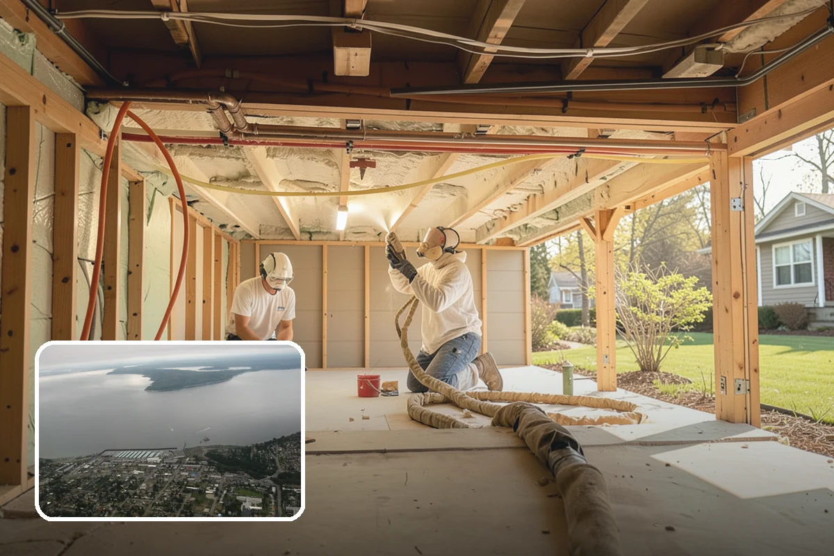 Basement Dehumidifier Installation in Des Moines, King County, WA - Maintains healthy humidity that discourages mold growth