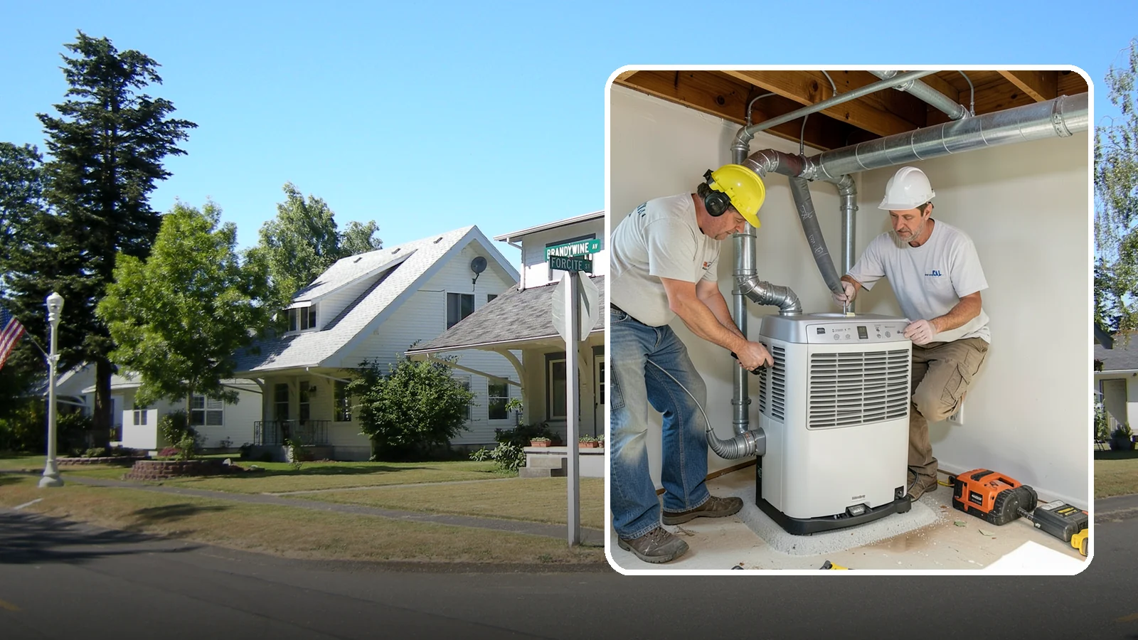 Basement Dehumidifier Installation in DuPont, Pierce County, WA - Adding a dedicated, drainable dehumidifier that holds basement or crawlspace humidity at a safe, consistent level.