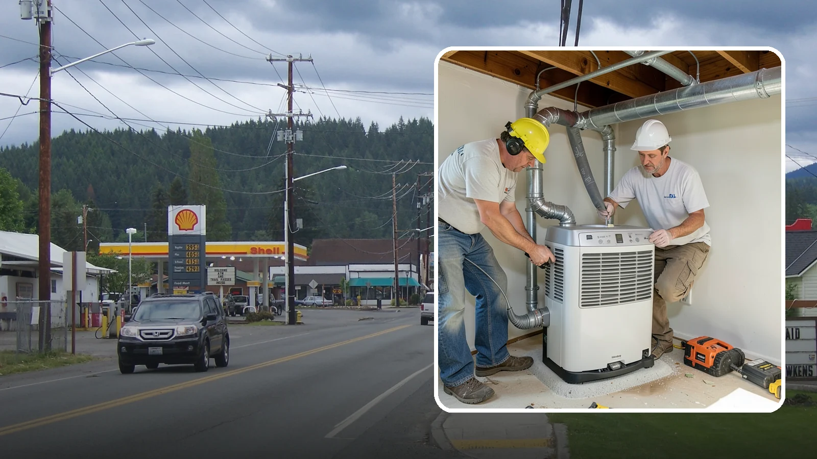 Basement Dehumidifier Installation in Granite Falls, Snohomish County, WA - Adding a dedicated, drainable dehumidifier that holds basement or crawlspace humidity at a safe, consistent level.