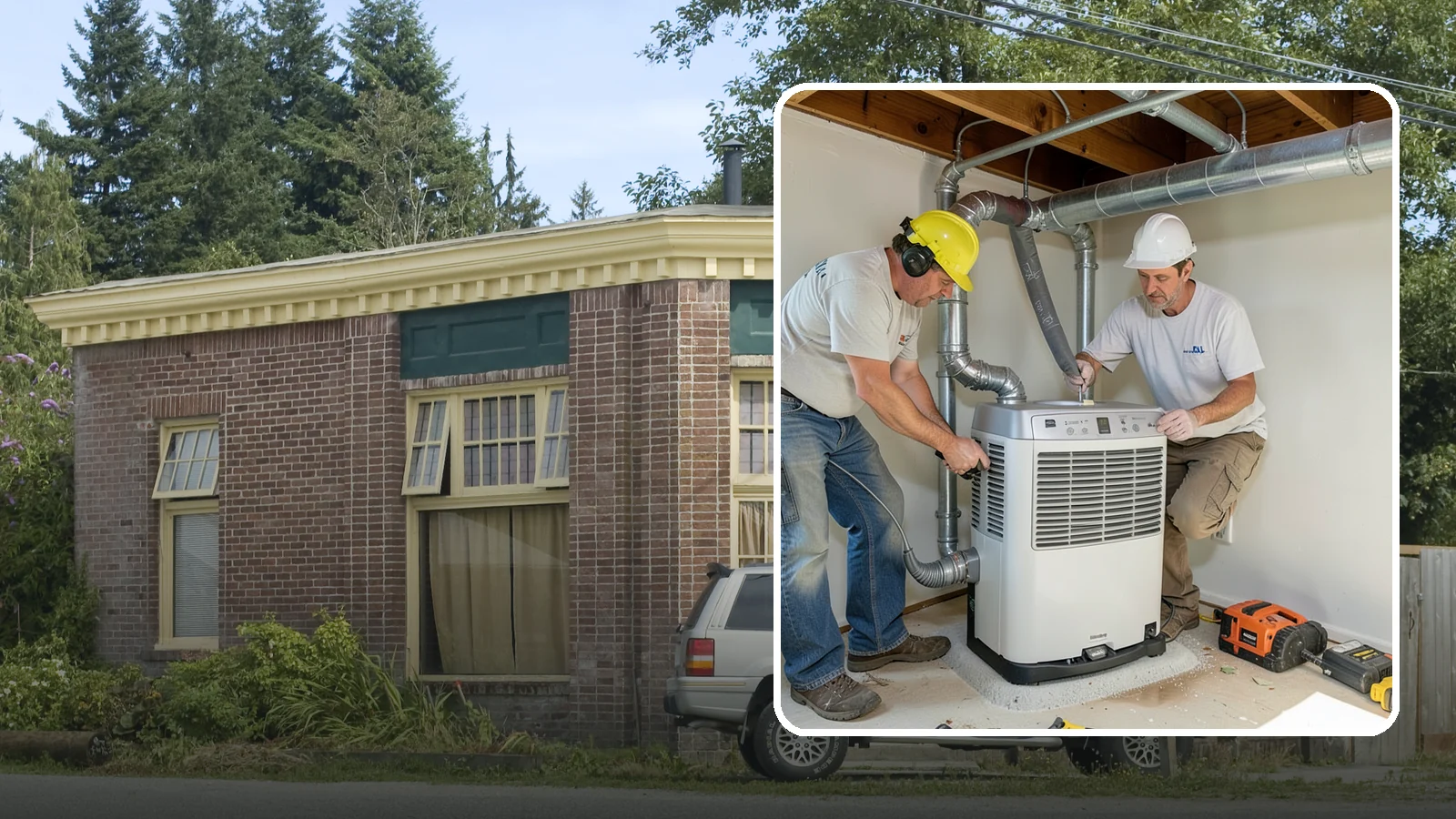 Basement Dehumidifier Installation in Hamilton, Skagit County, WA - Adding a dedicated, drainable dehumidifier that holds basement or crawlspace humidity at a safe, consistent level.