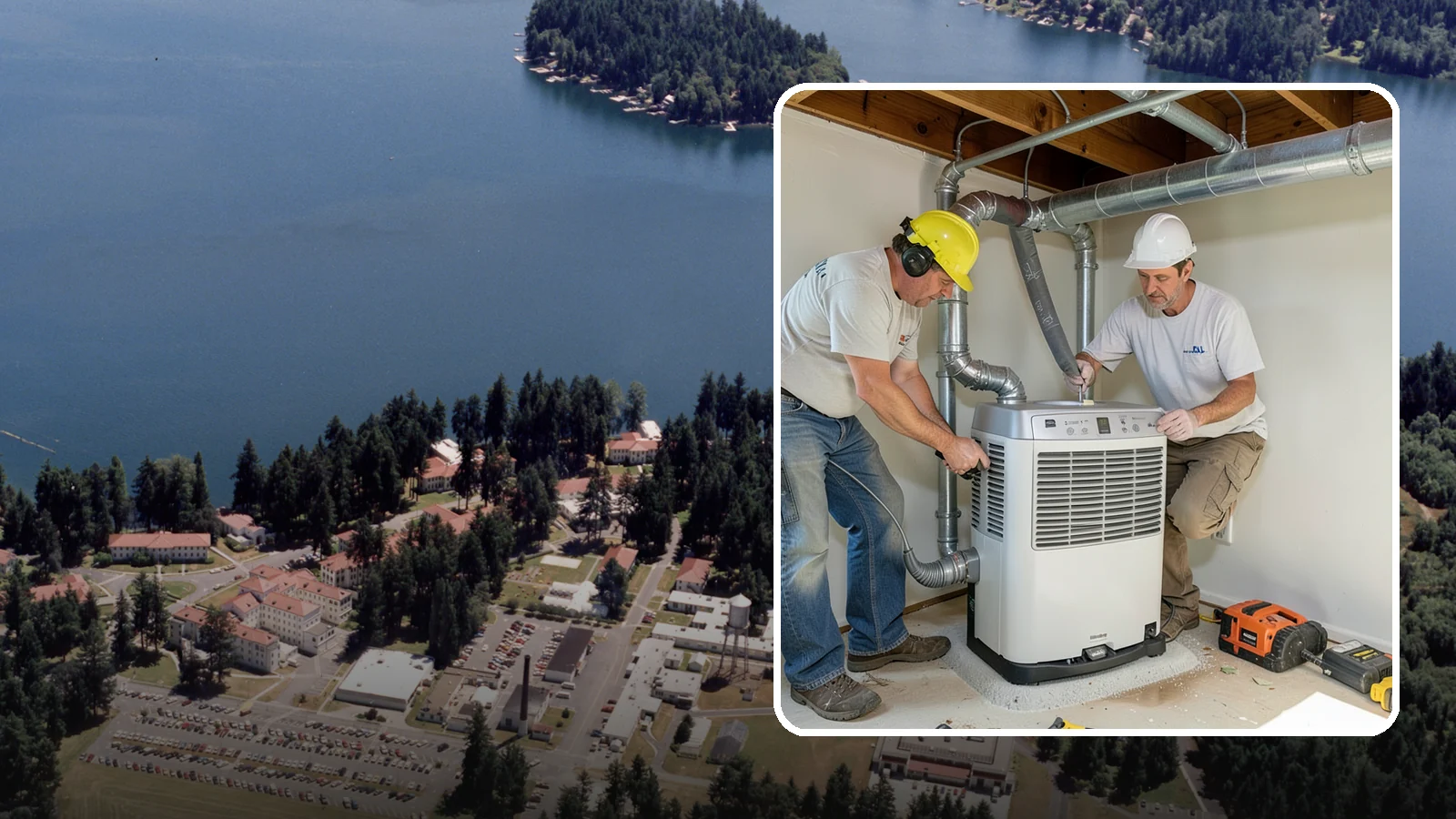 Basement Dehumidifier Installation in Lakewood, Pierce County, WA - Adding a dedicated, drainable dehumidifier that holds basement or crawlspace humidity at a safe, consistent level.