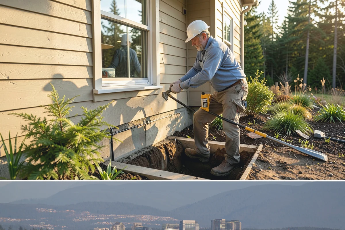 Basement Dehumidifier Installation in Medina, King County, WA - Installing in late spring or summer sets humidity control in place before the damp winter season pushes moisture levels up.