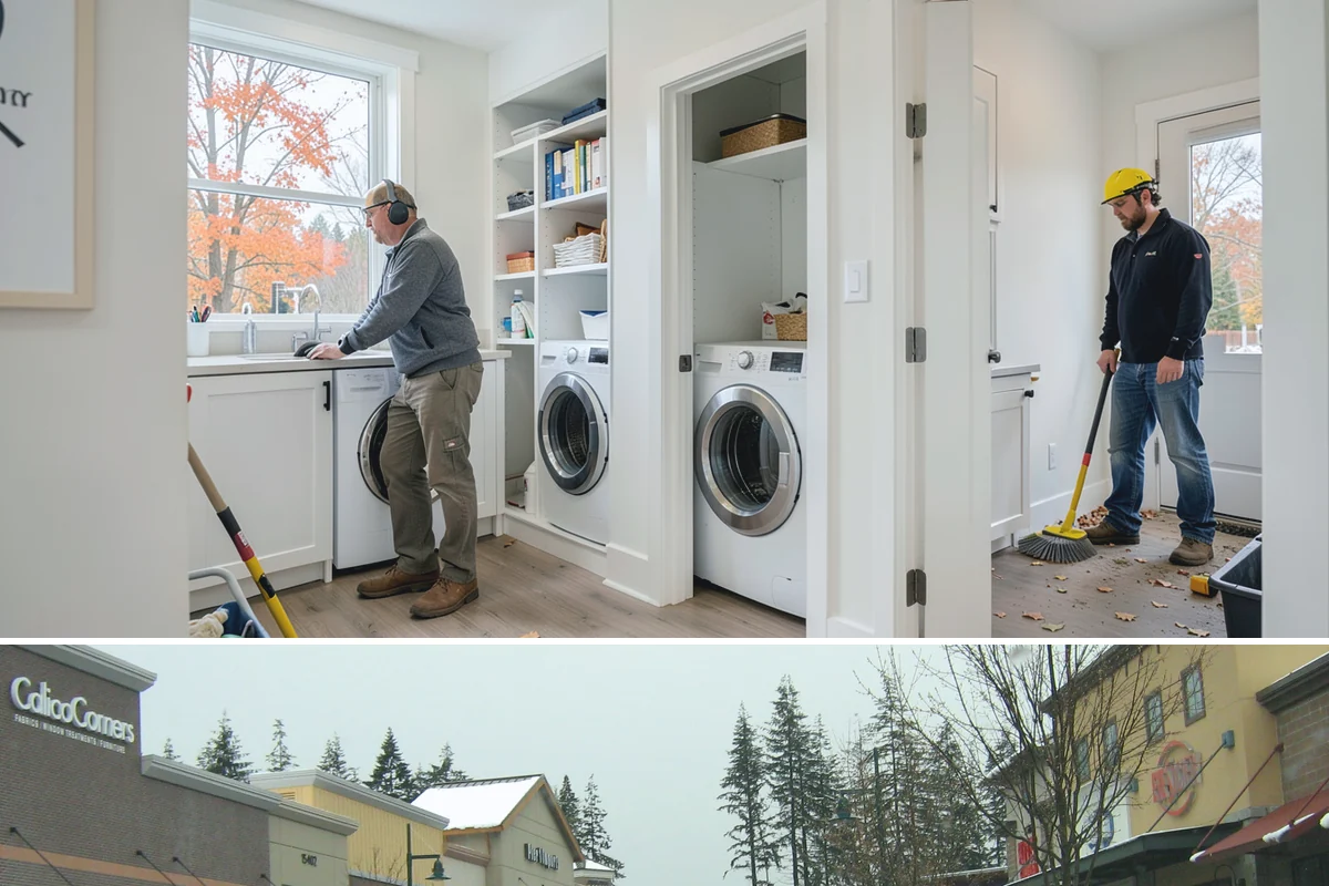 Basement Dehumidifier Installation in Mill Creek, Snohomish County, WA - Installing in late spring or summer sets humidity control in place before the damp winter season pushes moisture levels up.