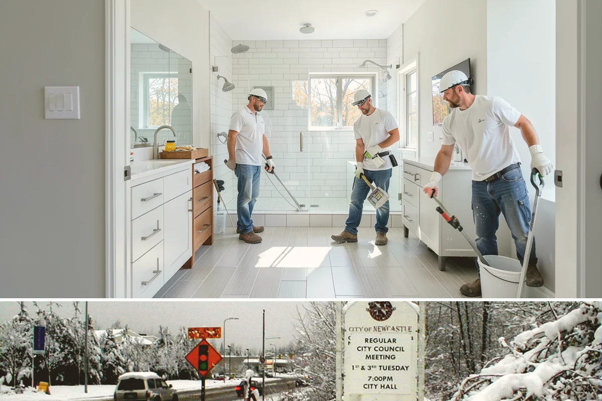 Basement Dehumidifier Installation in Newcastle, King County, WA - Installing in late spring or summer sets humidity control in place before the damp winter season pushes moisture levels up.