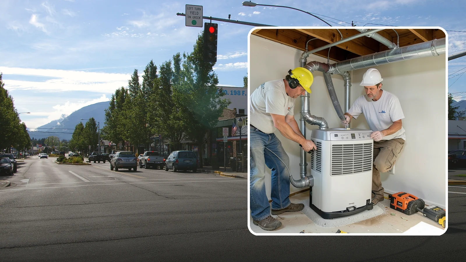Basement Dehumidifier Installation in North Bend, King County, WA - Adding a dedicated, drainable dehumidifier that holds basement or crawlspace humidity at a safe, consistent level.