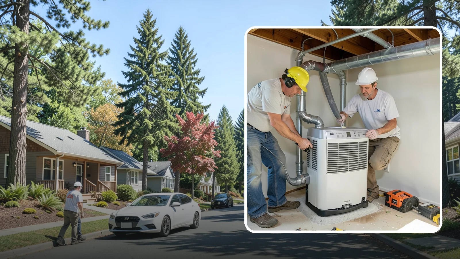 Basement Dehumidifier Installation in Orting, Pierce County, WA - Adding a dedicated, drainable dehumidifier that holds basement or crawlspace humidity at a safe, consistent level.