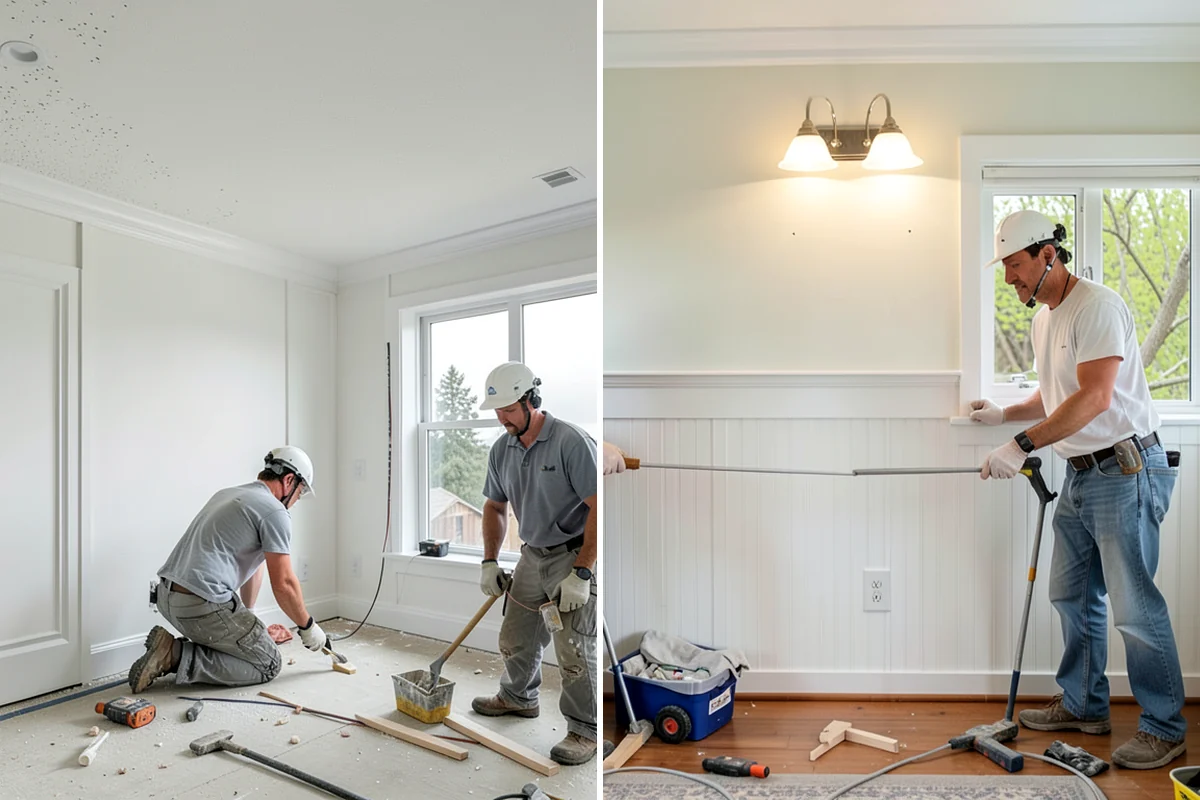 Basement Dehumidifier Installation in Pacific, King County, WA - Measure the space and assess current humidity levels