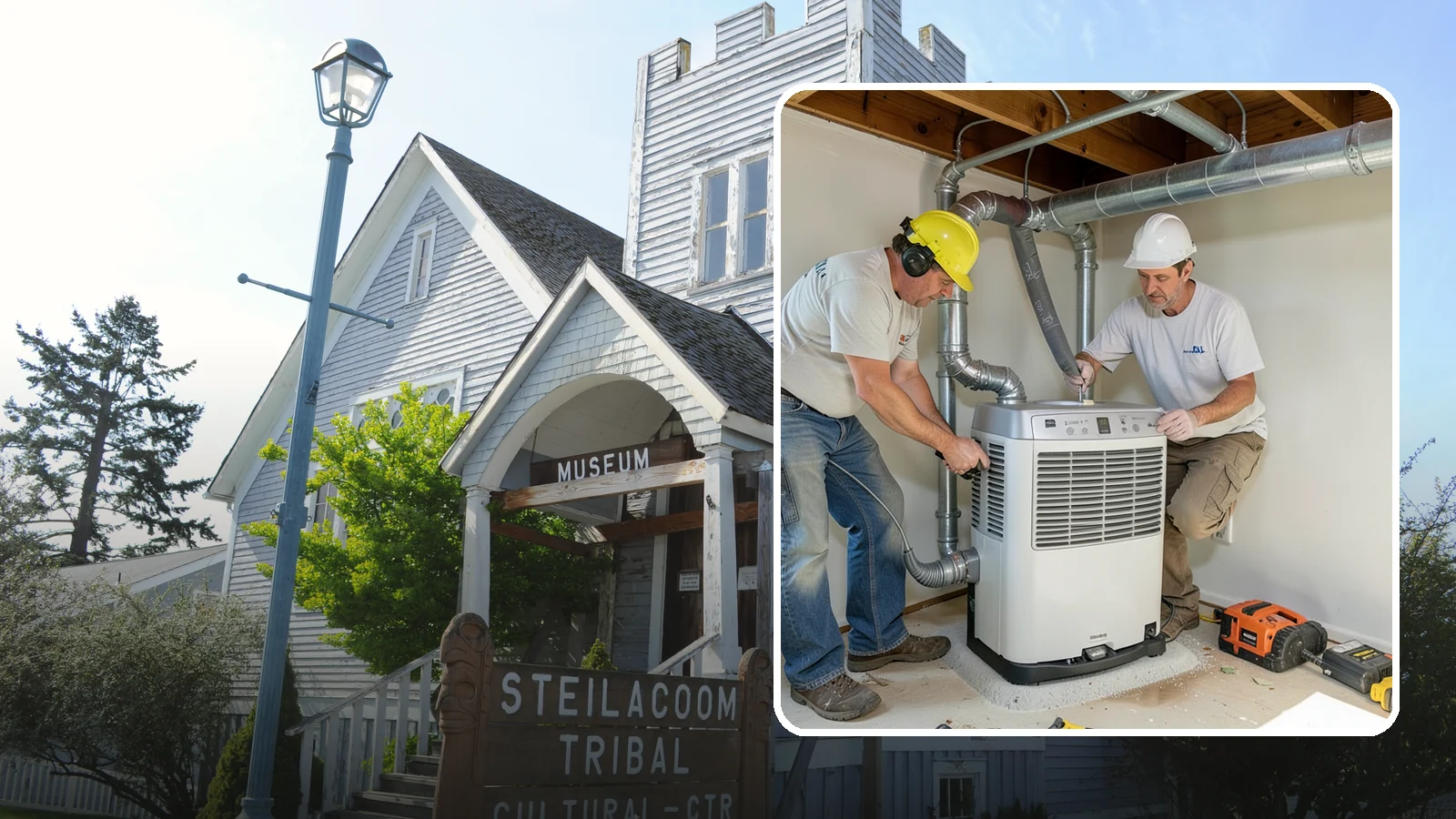 Basement Dehumidifier Installation in Steilacoom, Pierce County, WA - Adding a dedicated, drainable dehumidifier that holds basement or crawlspace humidity at a safe, consistent level.
