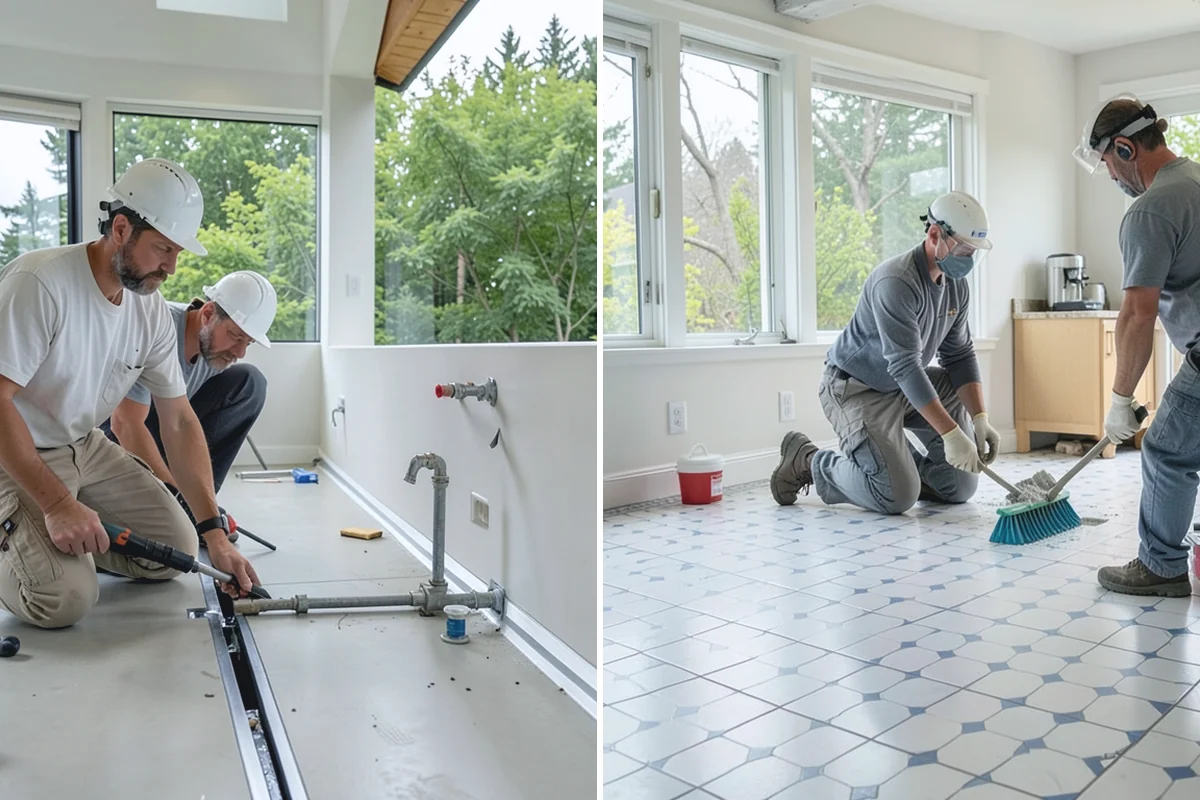 Basement Dehumidifier Installation in Sumner, Pierce County, WA - Measure the space and assess current humidity levels