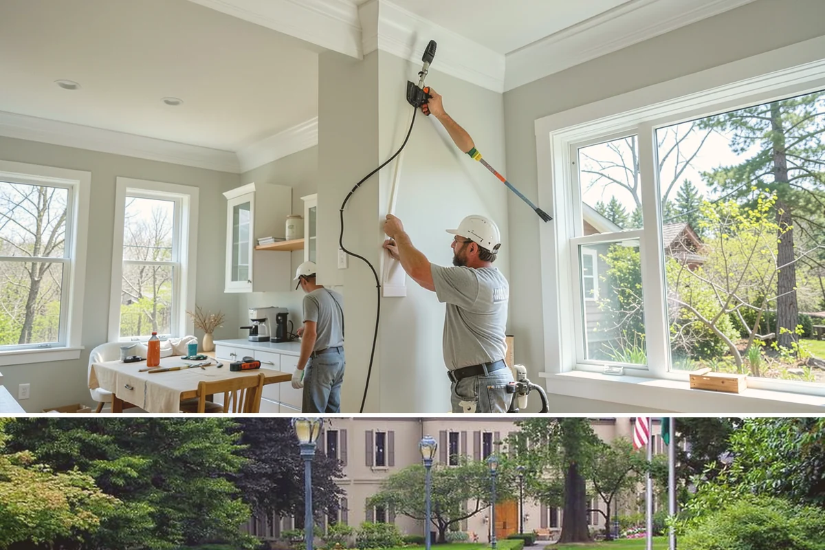 Basement Dehumidifier Installation in Woodinville, King County, WA - Installing in late spring or summer sets humidity control in place before the damp winter season pushes moisture levels up.