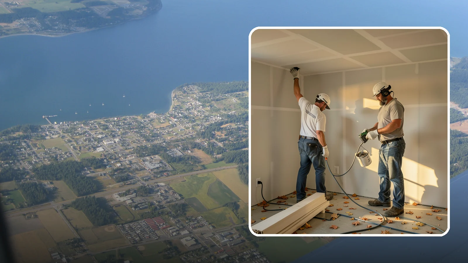Basement Drywall in Coupeville, Island County, WA - Basement drywall hangs, finishes, and preps below-grade walls and ceilings for a clean, painted surface.