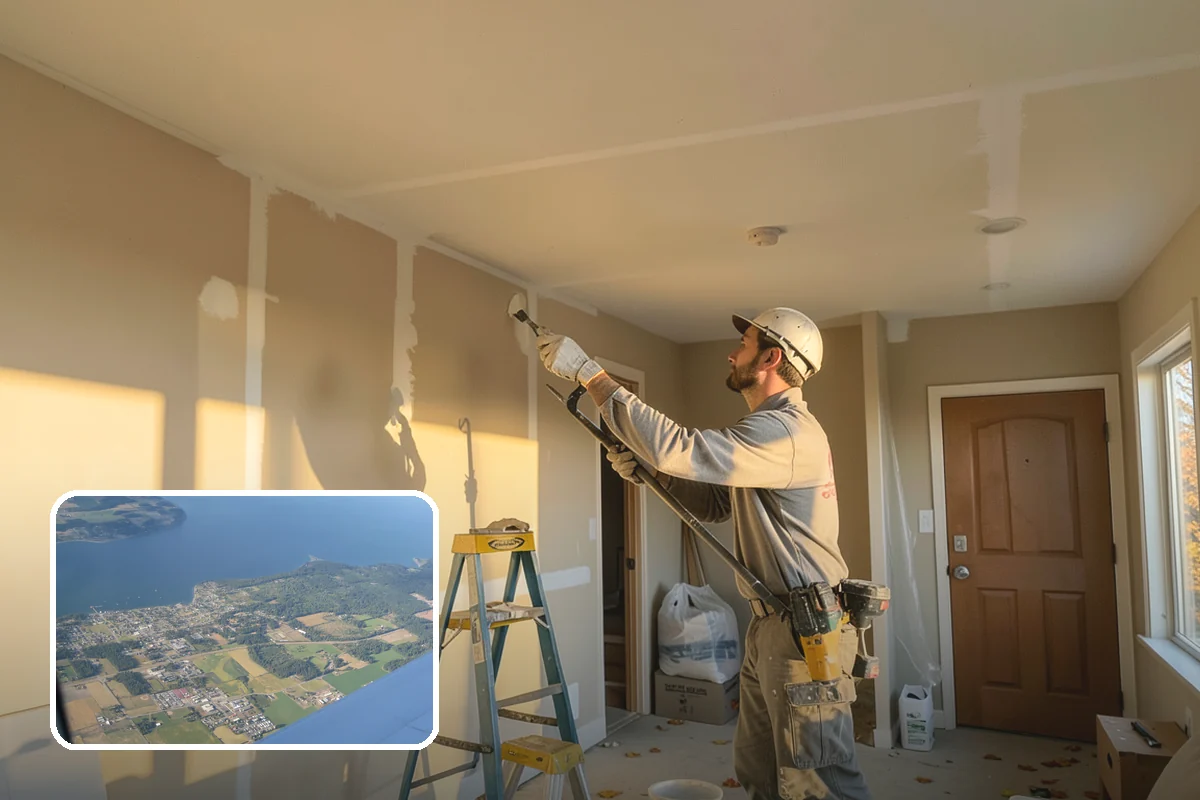 Basement Drywall in Coupeville, Island County, WA - Delivers a smooth, paint-ready finish