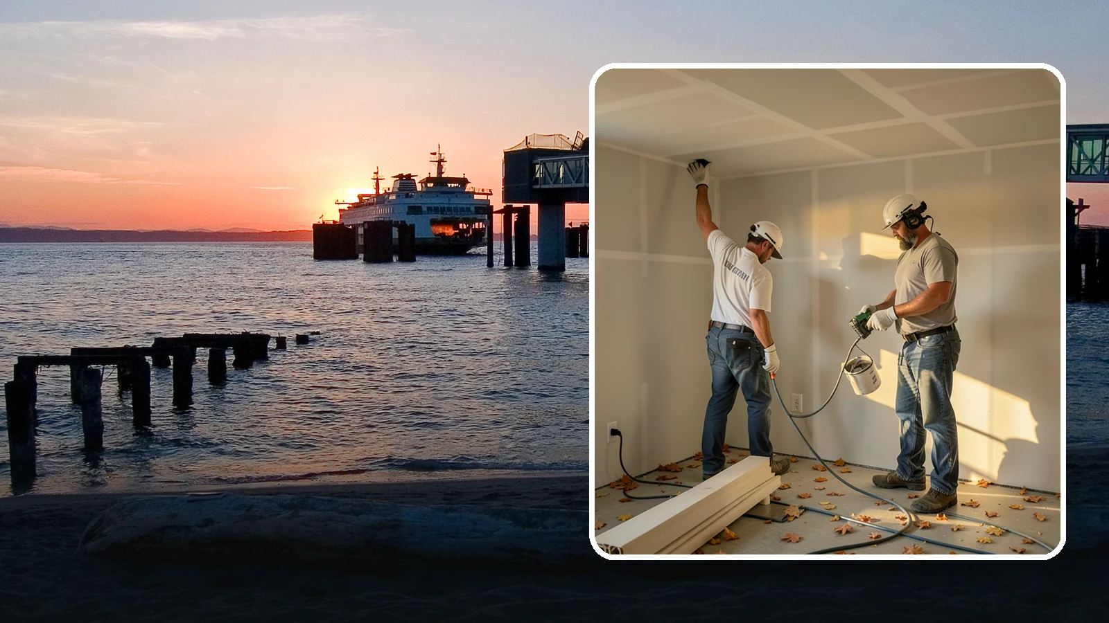 Basement Drywall in Edmonds, Snohomish County, WA - Basement drywall hangs, finishes, and preps below-grade walls and ceilings for a clean, painted surface.