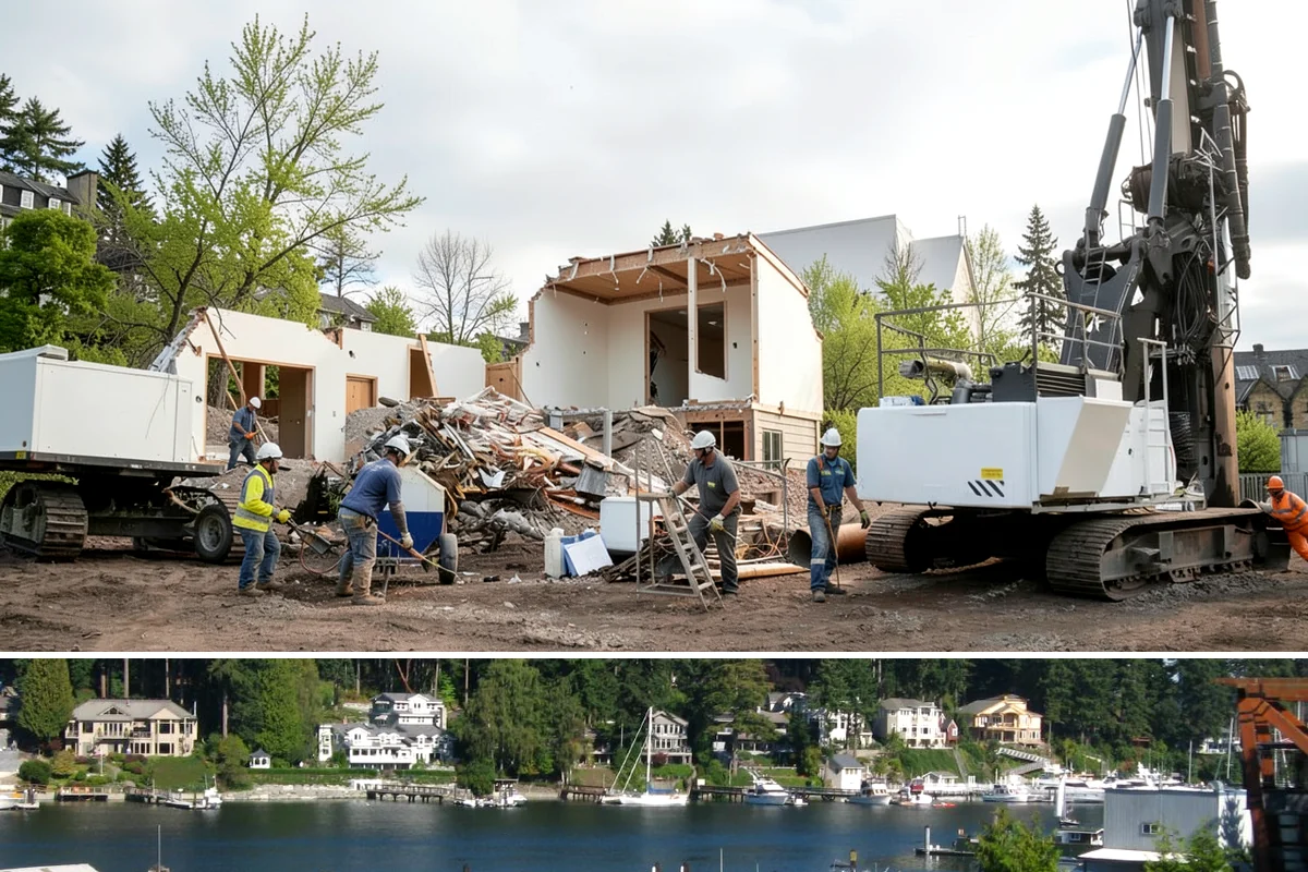 Basement Drywall in Gig Harbor, Pierce County, WA - Drywall work is interior and proceeds reliably through any season.