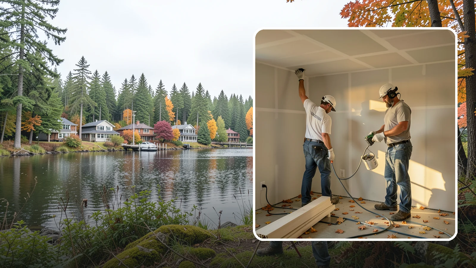 Basement Drywall in La Conner, Skagit County, WA - Basement drywall hangs, finishes, and preps below-grade walls and ceilings for a clean, painted surface.