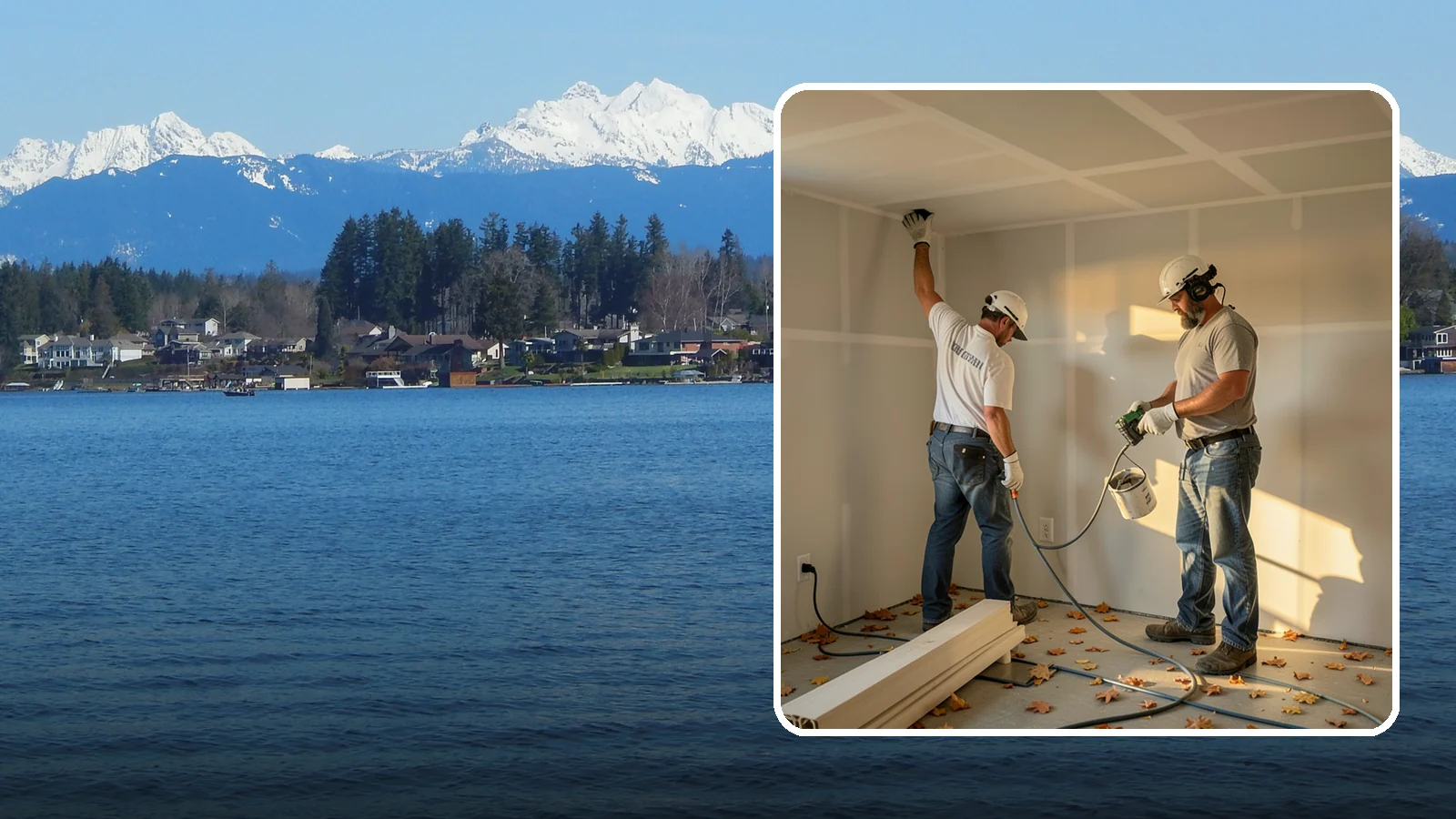 Basement Drywall in Lake Stevens, Snohomish County, WA - Basement drywall hangs, finishes, and preps below-grade walls and ceilings for a clean, painted surface.