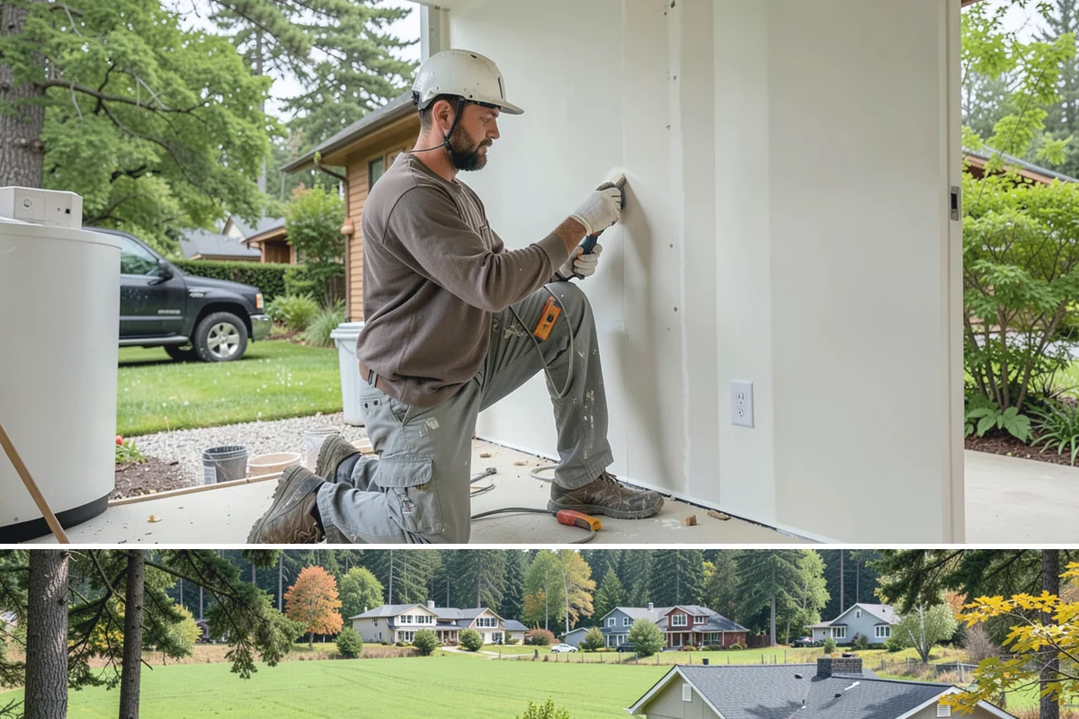 Basement Drywall in Lyman, Skagit County, WA - Drywall work is interior and proceeds reliably through any season.